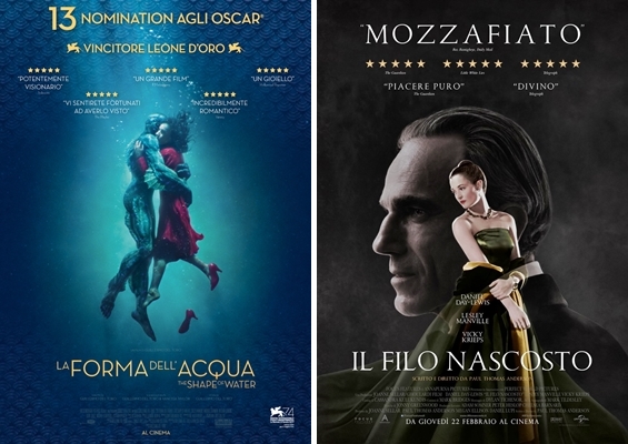 Poster film in lingua originale La forma dell'acqua + Il filo nascosto Poster film in lingua originale La forma dell'acqua + Il filo nascosto