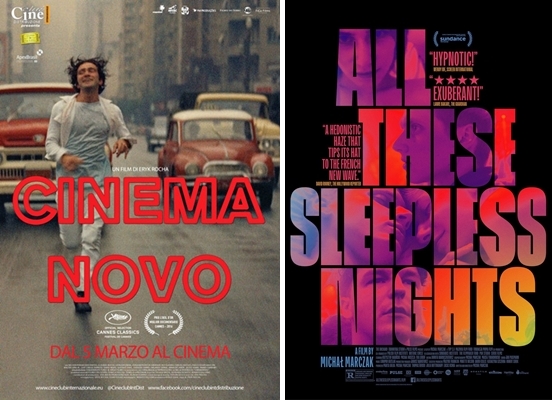Poster film in lingua originale Cinema Novo + All these sleepless nights Poster film in lingua originale Cinema Novo + All these sleepless nights