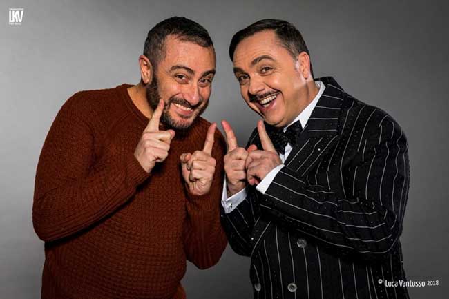La Famiglia Addams - Claudio Insegno (regista) e Gabriele Cirilli (Gomez) - Foto © 2018 Luca Vantusso La Famiglia Addams - Claudio Insegno (regista) e Gabriele Cirilli (Gomez) - Foto © 2018 Luca Vantusso