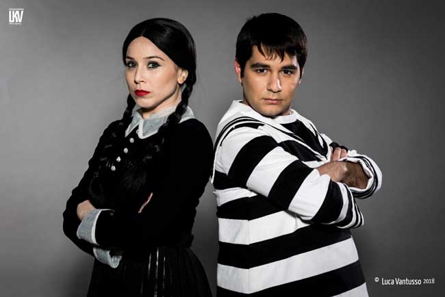 La Famiglia Addams - Lucia Blanco (Mercoledì) e Alfredo Simeone (Pugzley) - Foto © 2018 Luca Vantusso La Famiglia Addams - Lucia Blanco (Mercoledì) e Alfredo Simeone (Pugzley) - Foto 2018 Luca Vantusso