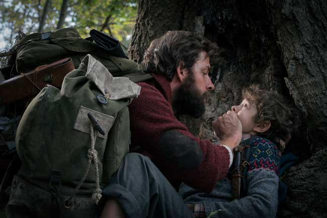 John Krasinski e Noha Jupe nel film A Quiet Place - Photo: courtesy of 20th Century Fox John Krasinski e Noha Jupe nel film A Quiet Place - Photo: courtesy of 20th Century Fox