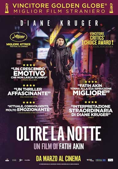 la locandina italiana del film Oltre la notte (2017) la locandina italiana del film Oltre la notte (2017)