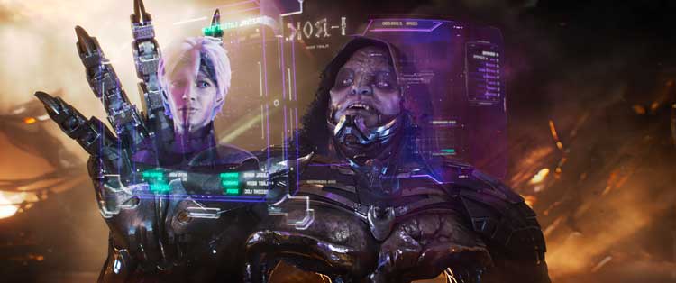 Tye Sheridan è Parzival e T.J. Miller è I-R0k nel film Ready Player One - Photo: Courtesy of Warner Bros. Pictures Tye Sheridan è Parzival e T.J. Miller è I-R0k nel film Ready Player One - Photo: Courtesy of Warner Bros. Pictures