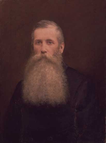 Valeria Pasta Morelli (Mendrisio, 1858 - Milano, 1909) Ritratto del padre dottor Carlo Pasta, 1890 ca. olio su tavola, cm 28.5 x 22.5 firmato in basso a destra: “Valeria” Pinacoteca cantonale Giovanni Züst, Rancate arte e diletto: Valeria Pasta Morelli, Ritratto del padre Carlo Pasta, 1890