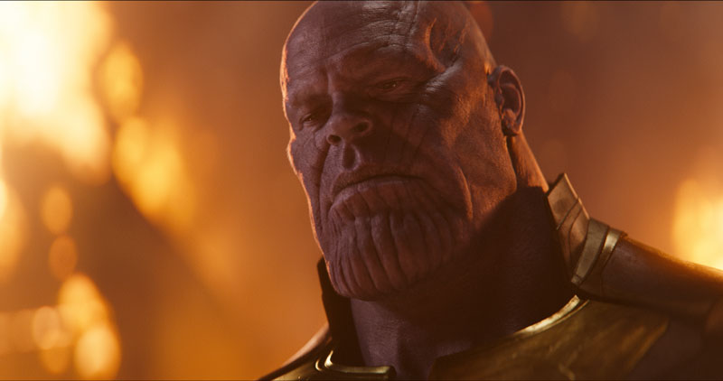 Josh Brolin in una scena di Avengers: Infinity War - Photo: MARVEL STUDIOS Josh Brolin in una scena di Avengers: Infinity War - Photo: MARVEL STUDIOS