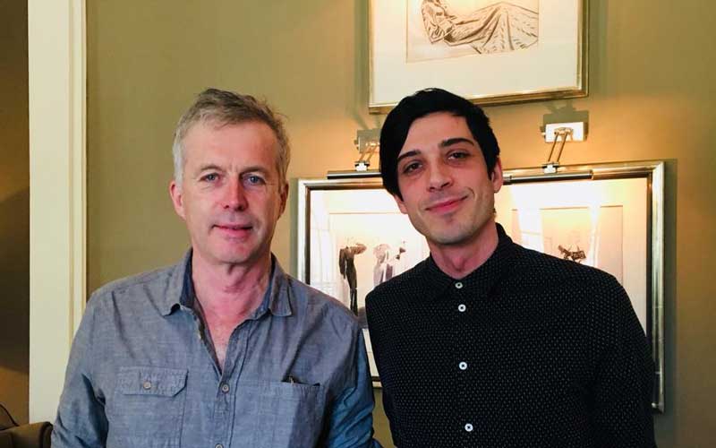Bruno Dumont e Luca Zanovello durante l’intervista a Roma © MaSeDomani Bruno Dumont e Luca Zanovello durante l’intervista a Roma - copyright MaSeDomani