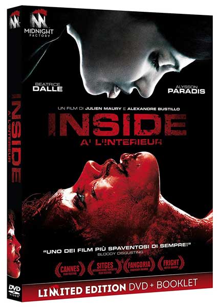 la cover del DVD italiano del film inside