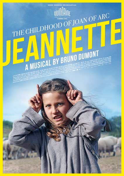 la locandina internazionale del film Jeannette di Bruno Dumont la locandina internazionale del film Jeannette di Bruno Dumont