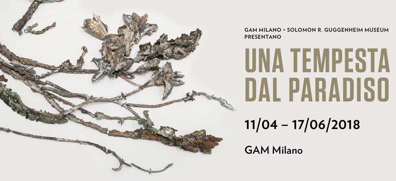 il manifesto della mostra Una Tempesta dal Paradiso alla GAM il manifesto della mostra Una Tempesta dal Paradiso alla GAM