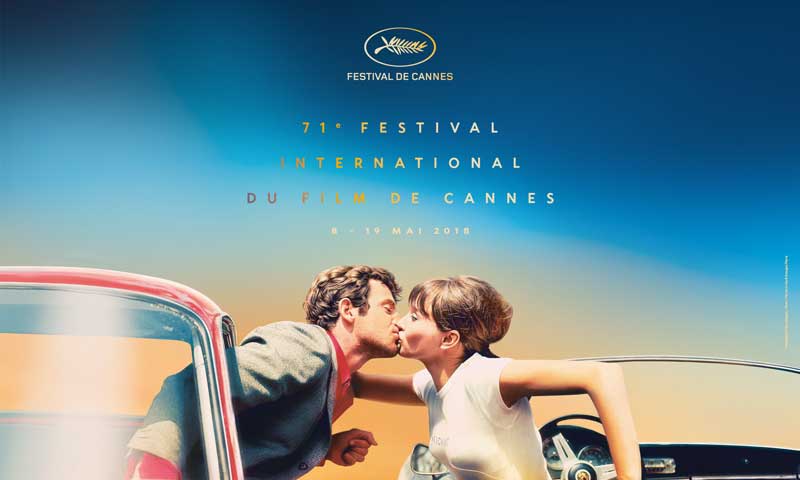 Cannes 2018 - Affiche Officielle © Maquette : Flore Maquin - Photo : Pierrot le fou © Georges Pierre Cannes 2018. Dieci film da vedere