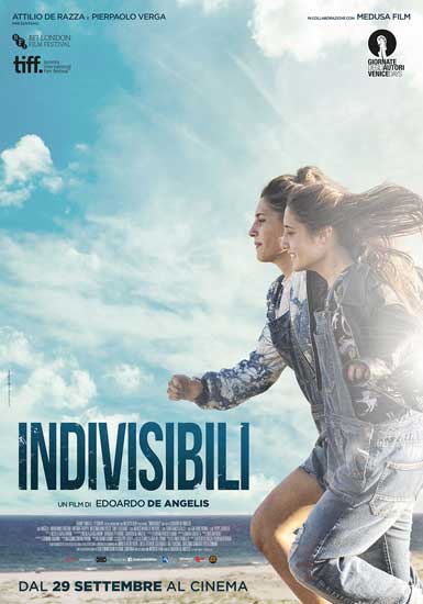 la locandina del film Indivisibili di Edoardo De Angelis (2016) la locandina del film Indivisibili di Edoardo De Angelis