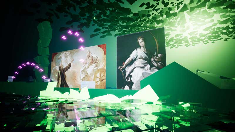 Uno screenshot dell'installazione MAiO PLAY realizzata da Streamcolors, Opere ritrovate Uno screenshot dell'installazione MAiO PLAY realizzata da Streamcolors, Opere ritrovate