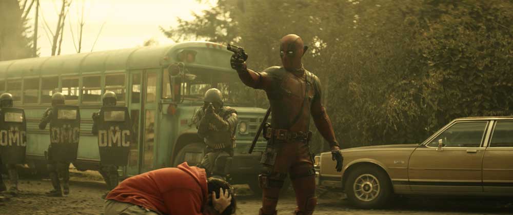Ryan Reynolds in una scena di Deadpool 2 - Photo: courtesy of 20h Century Fox Ryan Reynolds in una scena di Deadpool 2 - Photo: courtesy of 20h Century Fox