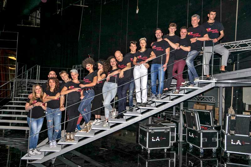 i ragazzi di Sanremo Musical al Teatro Nuovo di Milano - ph ufficio stampa