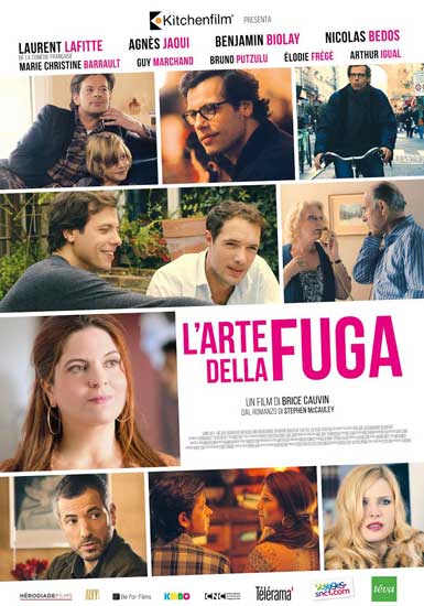 La locandina italiana del film L’arte della fuga La locandina italiana del film L’arte della fuga