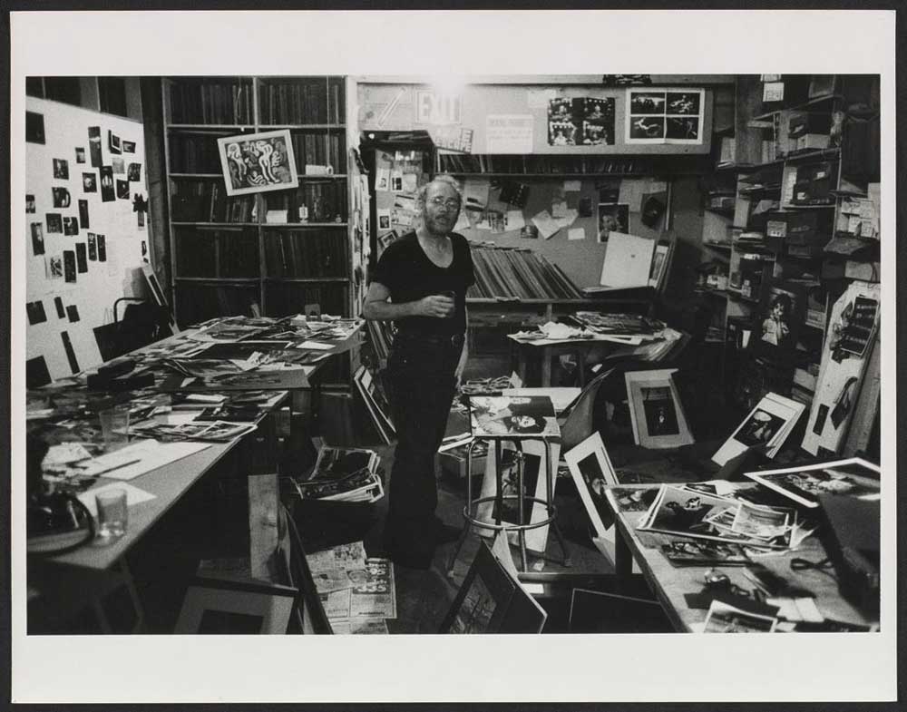W. Eugene Smith in his workroom © Arnold Crane portfolio of photographs, "Portraits of the Photographers,", 1968-1969. Archives of American Art, Smithsonian lnstitution W. Eugene Smith in his workroom - Photo by Arnold Crane