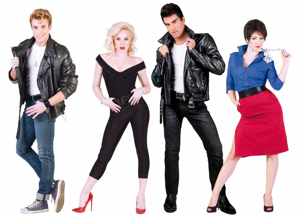 Riccardo Sinisi, Lucia Blanco, Giulio Corso ed Eleonora Lombardo protagonisti di Grease il musical Riccardo Sinisi, Lucia Blanco, Giulio Corso ed Eleonora Lombardo protagonisti di Grease il musical