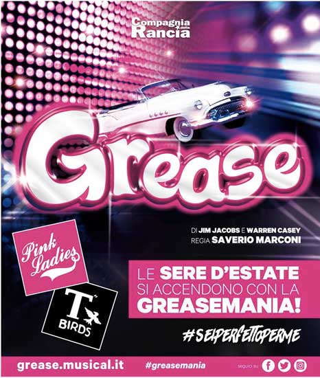 Grease il musical poster estate 2018 Grease il musical poster estate 2018