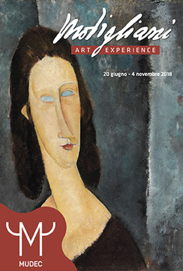 la locandina della Modigliani Art Experience la locandina della Modigliani Art Experience