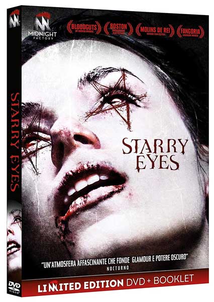 la cover del DVD del film Starry Eyes la cover del DVD del film Starry Eyes