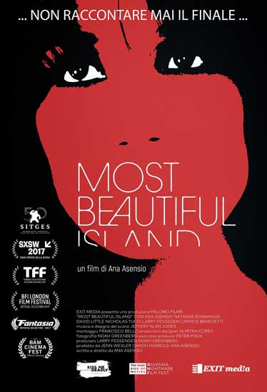 la locandina italiana del film Most beautiful Island la locandina italiana del film Most beautiful Island