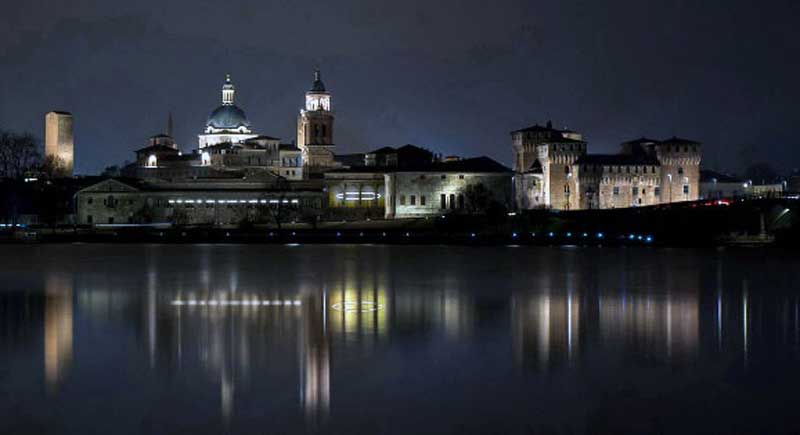 Massimo Uberti, Belvedere, Omaggio a Giulio Romano Biennale Light Art: Massimo Uberti, Belvedere, Omaggio a Giulio Romano