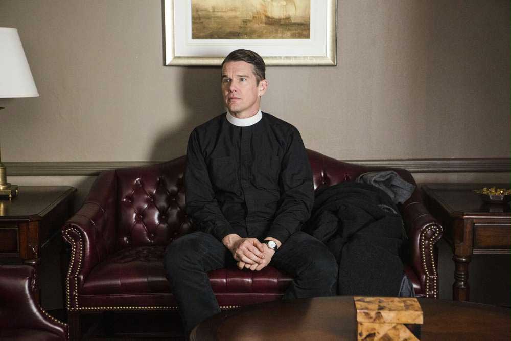 Ethan Hawke in una scena del film First Reformed - Photo: courtesy of Locarno Festival Ethan Hawke in una scena del film First Reformed - Photo: courtesy of Locarno Festival