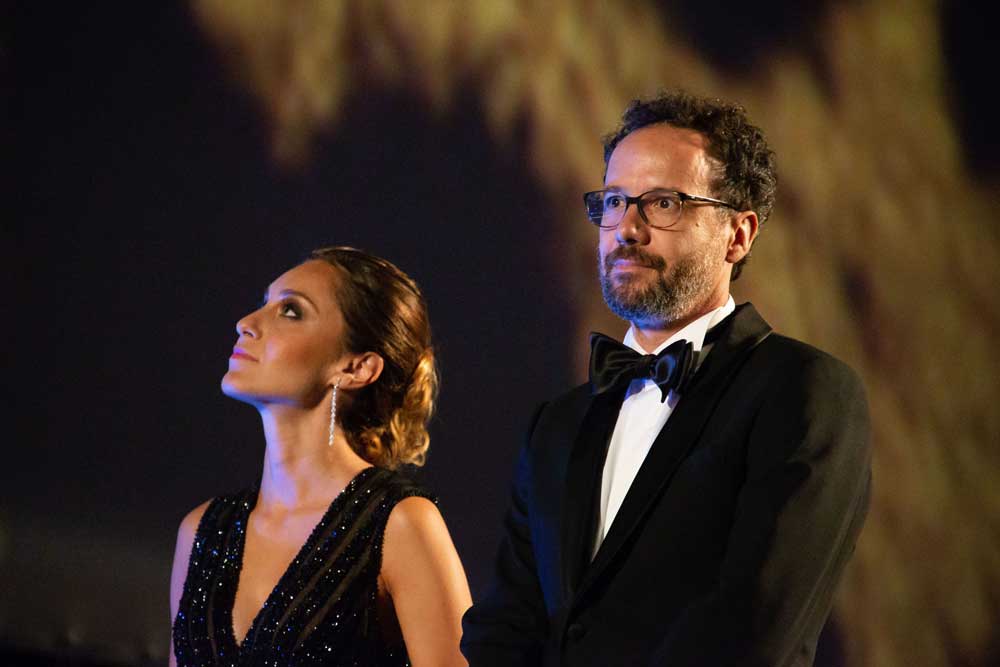 Locarno Festival 2018 L’inaugurazione: Giada Marsadri e Carlo Chatrian - Photo © Locarno Festival/ Massimo Pedrazzini Locarno Festival 2018 L’inaugurazione: Giada Marsadri e Carlo Chatrian - Photo credit Locarno Festival - Massimo Pedrazzini