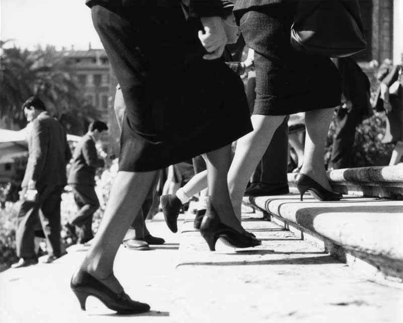 Eternal City - Monica Pidgeon, Spanish Steps, Piazza di Spagna, Gelatine silver print, 1961 - Monica Pidgeon / RIBA Collections Eternal City - Monica Pidgeon, Spanish Steps, Piazza di Spagna, 1961