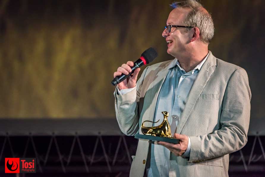 Ted Hope in Piazza Grande Photo credit Tosi Photography