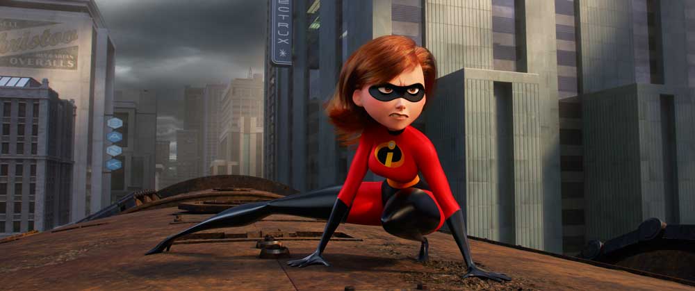 Elsatigirl in una scena del film Gli Incredibili 2 - Photo: courtesy of The Walt Disney Company Elsatigirl in una scena del film Gli Incredibili 2 - Photo: courtesy of The Walt Disney Company