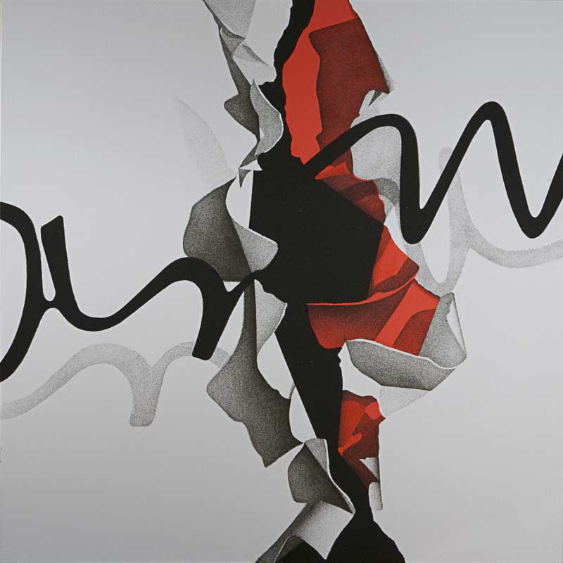 Agostino Ferrari, Interno Esterno (2010), 150x150cm, Acrilico e Sabbia Su Tela Agostino Ferrari, Interno Esterno (2010), 150x150cm, Acrilico e Sabbia Su Tela