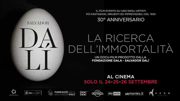 Salvador Dalí. La ricerca dell’immortalità poster orizz