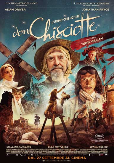 La locandina italiana del film L’uomo che uccise Don Chisciotte L’uomo che uccise Don Chisciotte poster
