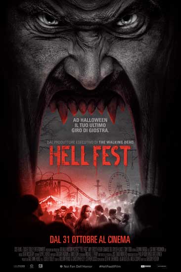 la locandina italiana del film Hell Fest la locandina italiana del film Hell Fest