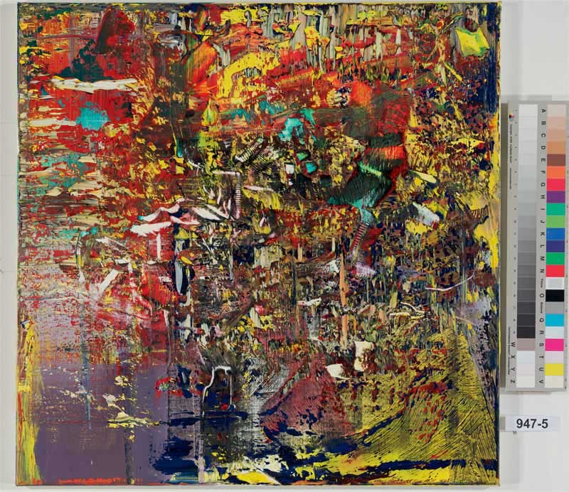 Gerhard Richter, Opera astratta, 2016, Olio su tela, cm 70x70, Inv. 947-5, Collezione privata, © Gerhard Richter Archive Gerhard Richter, Opera astratta, 2016