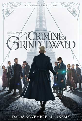 La locandina italiana del film Animali Fantastici - I Crimini di Grindelwald La locandina italiana del film Animali Fantastici - I Crimini di Grindelwald
