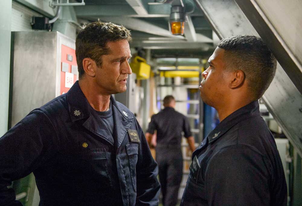 Gerard Butler in una scena del film Hunter Killer - Photo: courtesy of Eagle Pictures Gerard Butler in una scena del film Hunter Killer - Photo: courtesy of Eagle Pictures