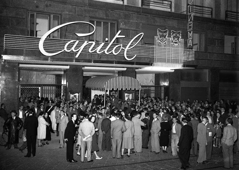 Cinema Capitol (Cinema Capitol via Croce Rossa, anni '50 Milano e il Cinema - Cinema Capitol (Cinema Capitol via Croce Rossa, anni '50
