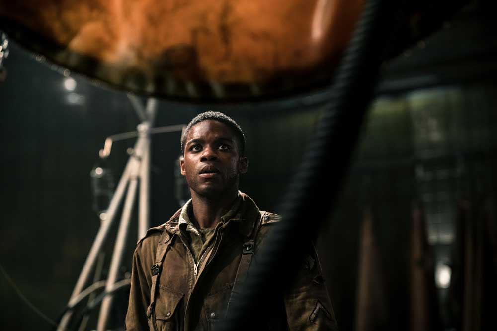 Jovan Adepo in una scena di Overlord - Photo: courtesy of 20h Century Fox Jovan Adepo in una scena di Overlord - Photo: courtesy of 20h Century Fox