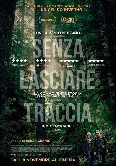 La locandina italiana del film Senza lasciare traccia film senza lasciare traccia poster
