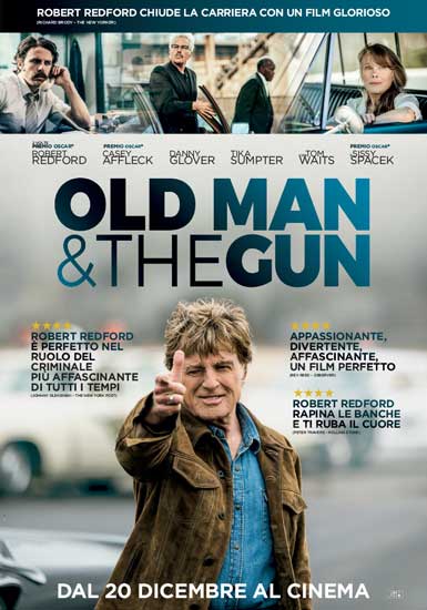 La locandina italiana del film Old Man & the Gun old man and the gun poster
