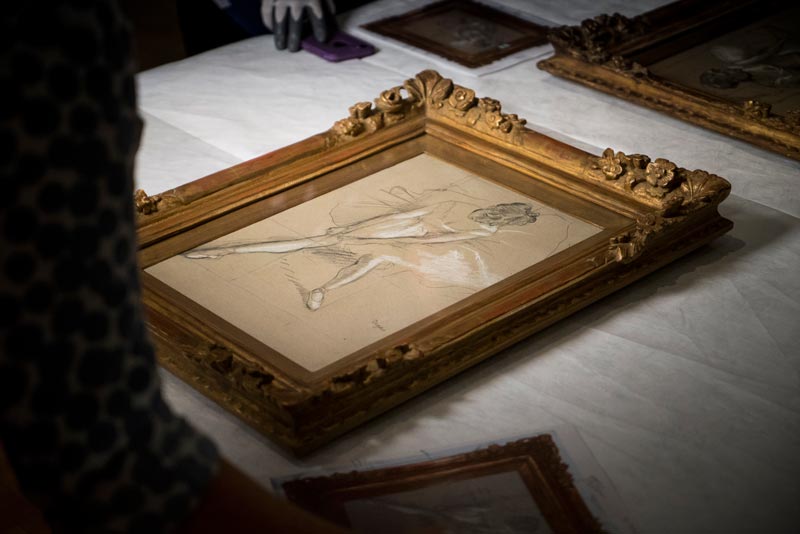 sul set di DEGAS Passione e Perfezione al Fitzwilliam Museum, Cambridge ® EXHIBITION ON SCREEN - David Bickerstaff DEGAS Passione e Perfezione al Fitzwilliam Museum, Cambridge (c) EOS - David Bickerstaff