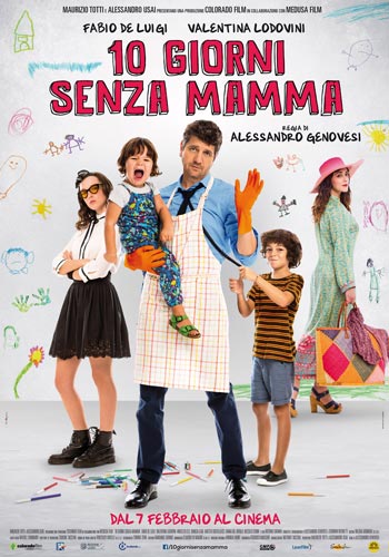 La locandina del film 10 giorni senza mamma 10 giorni senza mamma poster