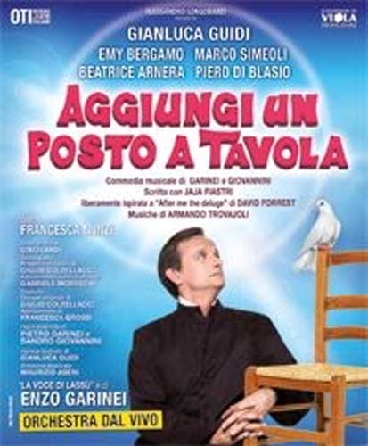 La locandina del musical Aggiungi un posto a tavola Aggiungi un posto a tavola poster musical