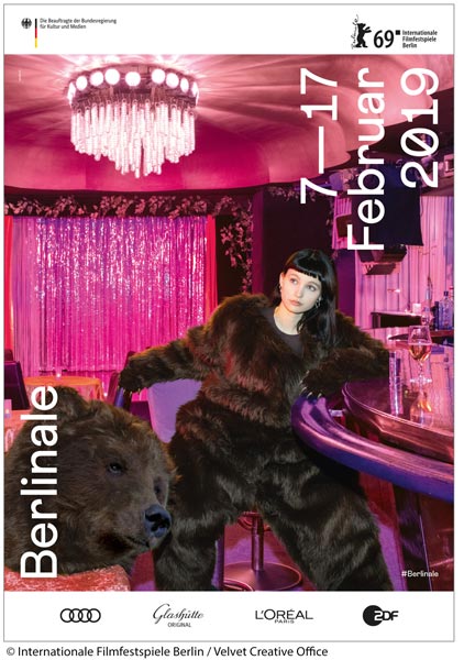 uno dei poster della Berlinale 2019 © Internationale Filmfestspiele Berlin / Velvet Creative Office il poster della Berlinale 2019 (c) Internationale Filmfestspiele Berlin / Velvet Creative Office