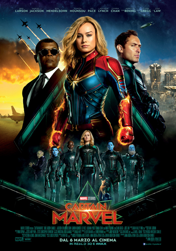 Il poster italiano del film Marvel Captain Marvel Il poster italiano del film Marvel Captain Marvel