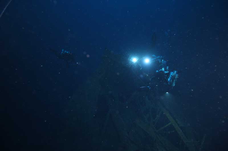 Relitto del piroscafo Città di Milano, Filicudi. Foto: Global Underwater Explorers Relitto del piroscafo Città di Milano, Filicudi. Foto: Global Underwater Explorers