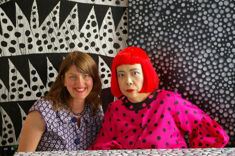 Heather Lenz e Yayoi Kusama - Photo: courtesy of Wanted Cinema Heather Lenz e Yayoi Kusama - Photo: courtesy of Wanted Cinema
