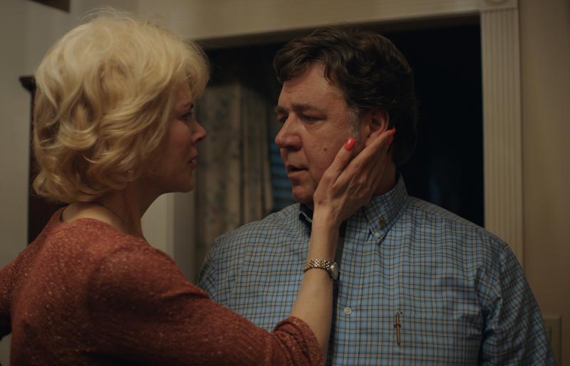 Nicole Kidman e Russell Crowe in una scena del film Boy Erased © 2018 UNERASED FILM, INC. Nicole Kidman e Russell Crowe in una scena del film Boy Erased (c) 2018 UNERASED FILM, INC.